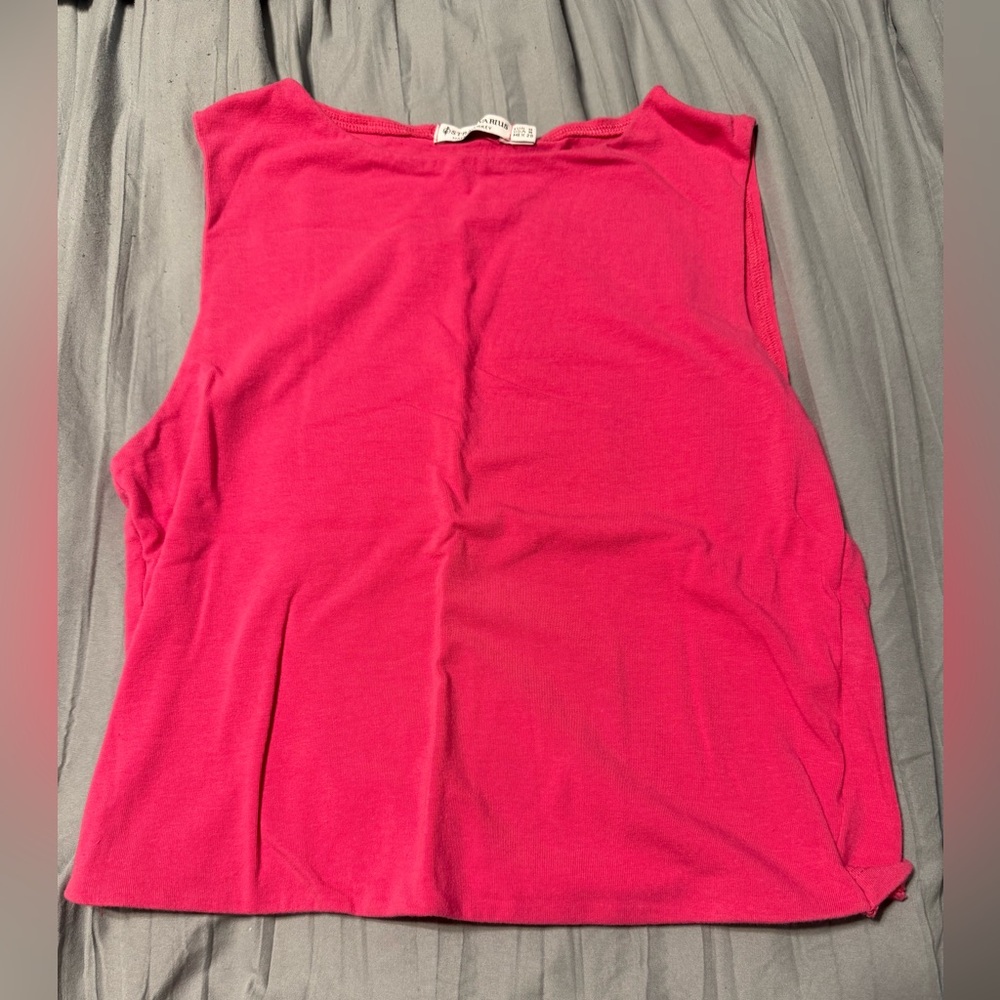 Stradivarius Fuchsia Tank Top